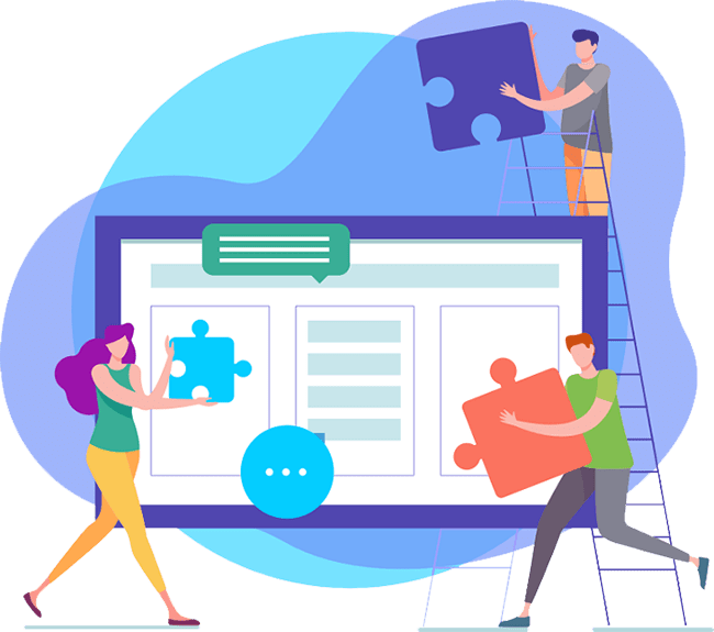Management Software Illustration